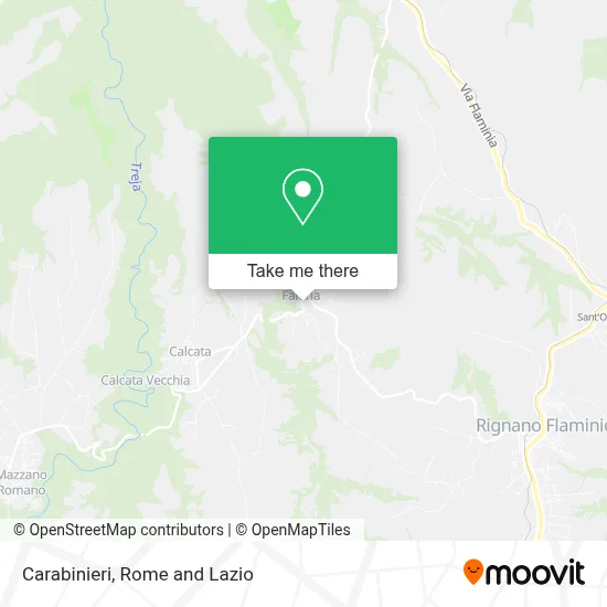 Carabinieri map
