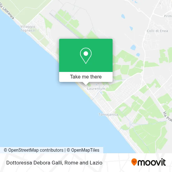 Dottoressa Debora Galli map