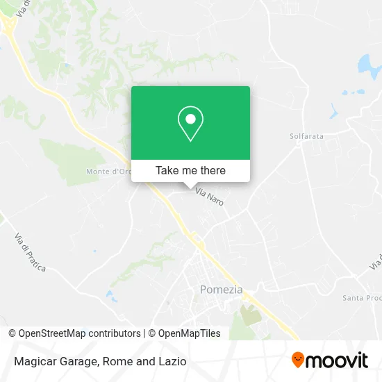Magicar Garage map