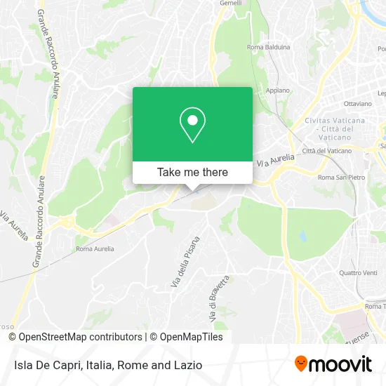 Isla De Capri, Italia map