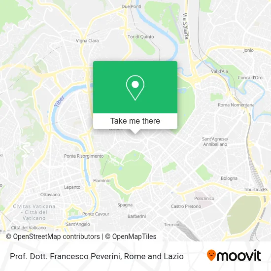 Prof. Dott. Francesco Peverini map