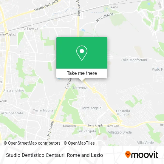 Studio Dentistico Centauri map