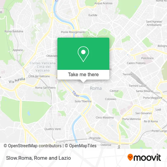 Slow.Roma map