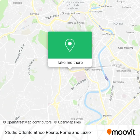 Studio Odontoiatrico Roiate map