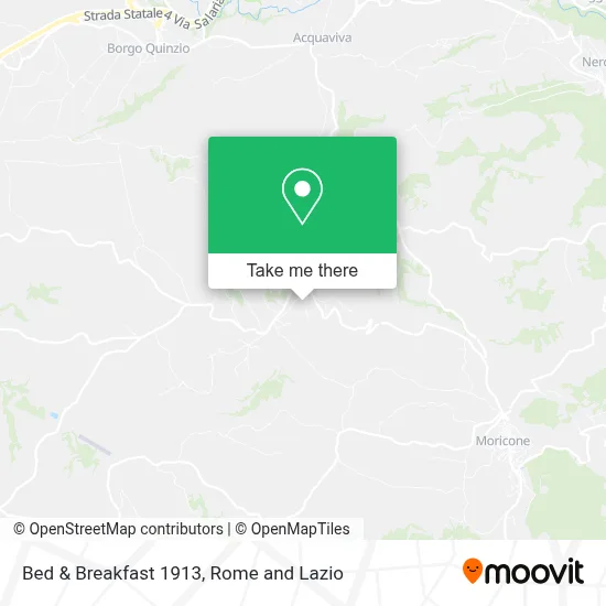 Bed & Breakfast 1913 map