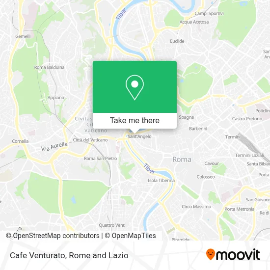 Cafe Venturato map