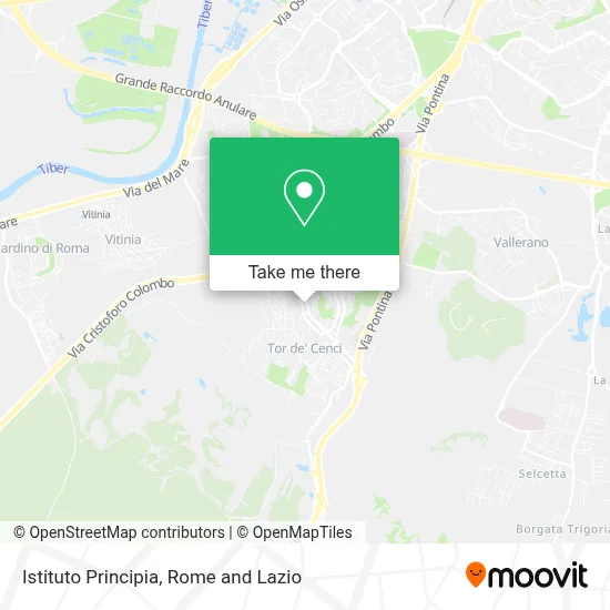 Istituto Principia map