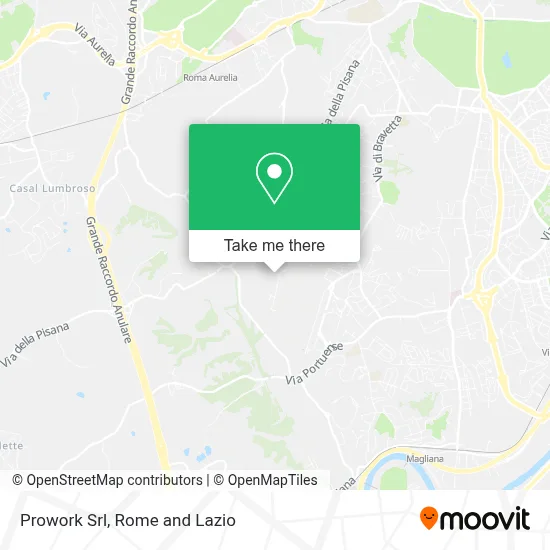 Prowork Srl map