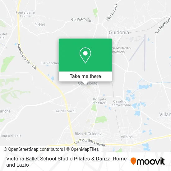 Victoria Ballet School Studio Pilates & Danza map