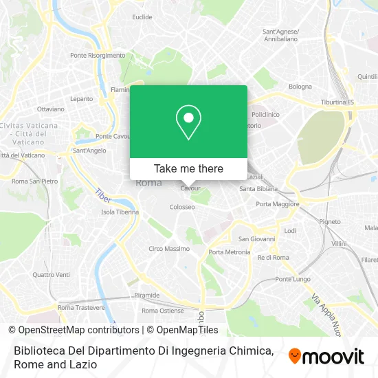 Biblioteca Del Dipartimento Di Ingegneria Chimica map