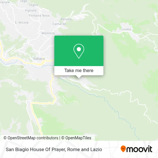 San Biagio House Of Prayer map