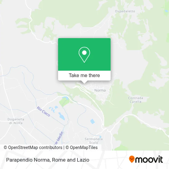 Parapendio Norma map