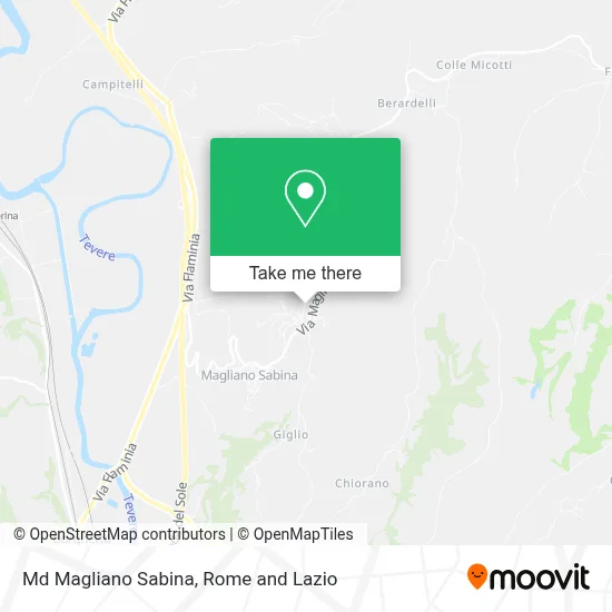 Md Magliano Sabina map