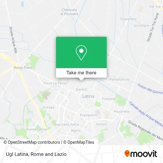 Ugl Latina map