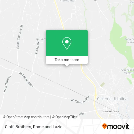 Cioffi Brothers map