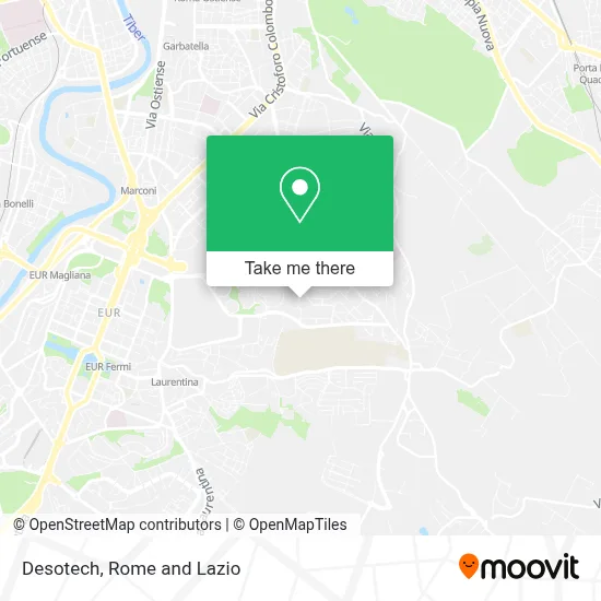 Desotech map