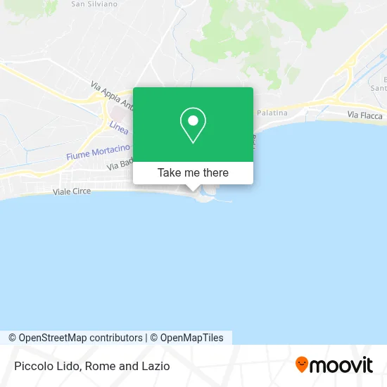 Piccolo Lido map