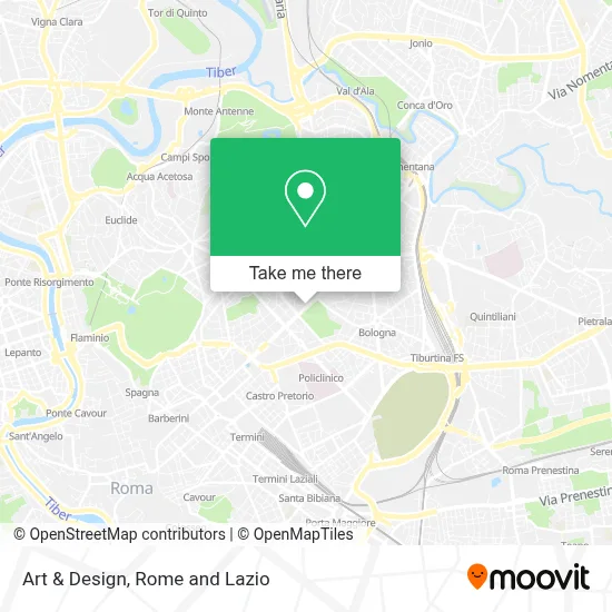 Art & Design map