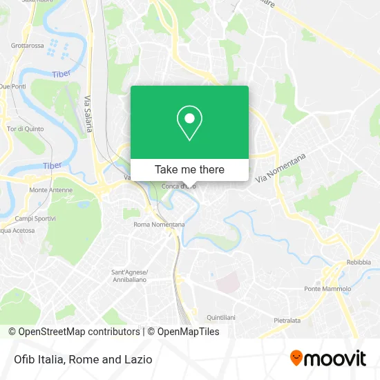 Ofib Italia map