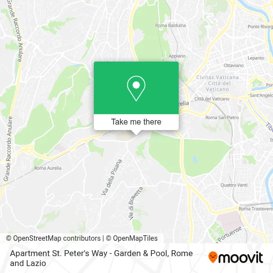 Apartment St. Peter's Way - Garden & Pool map