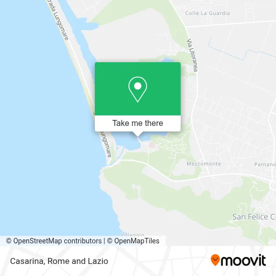 Casarina map