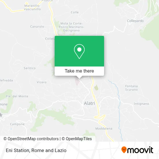 Eni Station map