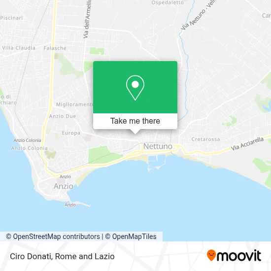 Ciro Donati map