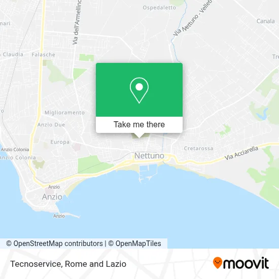 Tecnoservice map