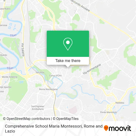 Comprehensive School Maria Montessori map