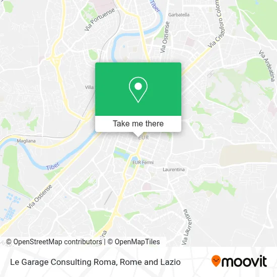 Le Garage Consulting Roma map