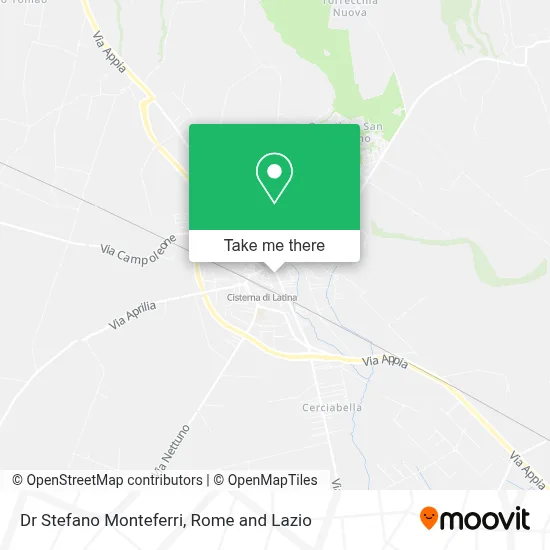 Dr Stefano Monteferri map