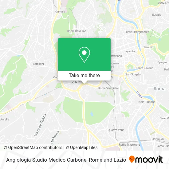 Angiologia Studio Medico Carbone map