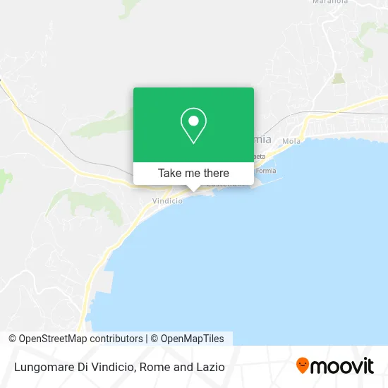 Lungomare Di Vindicio map