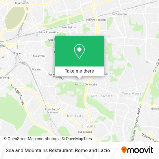 Sea and Mountains Restaurant map