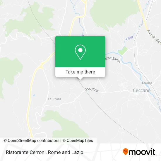 Ristorante Cerroni map