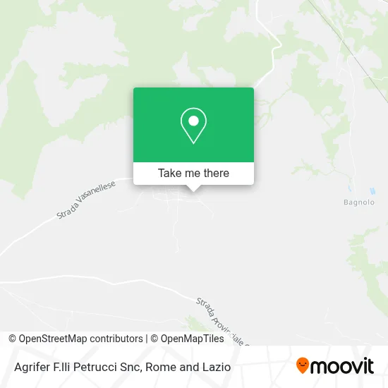 Agrifer F.lli Petrucci Snc map