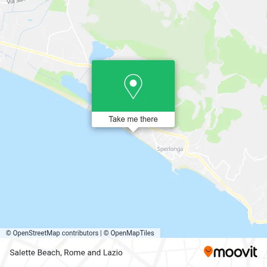 Salette Beach map