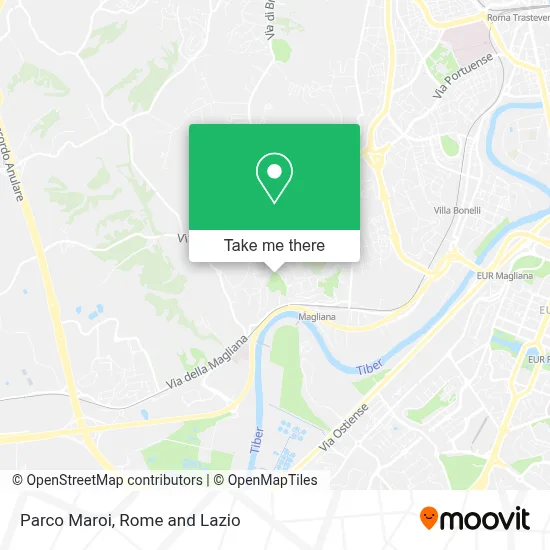 Parco Maroi map