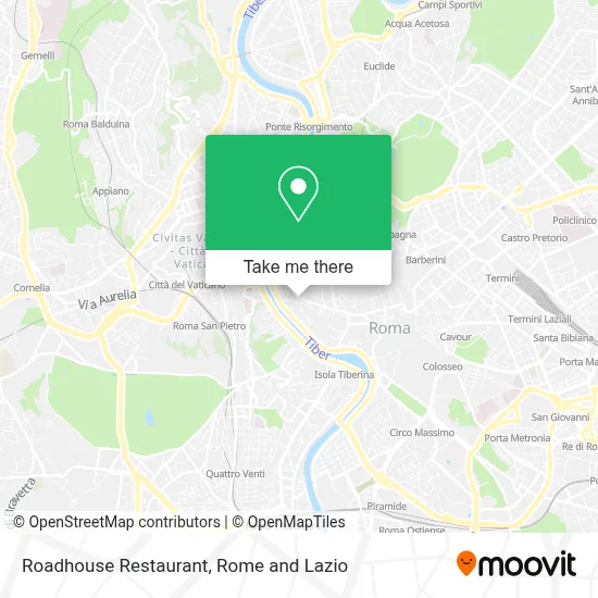 Roadhouse Restaurant map