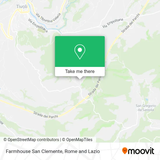 Farmhouse San Clemente map