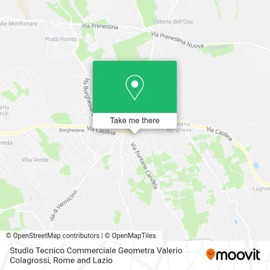 Studio Tecnico Commerciale Geometra Valerio Colagrossi map