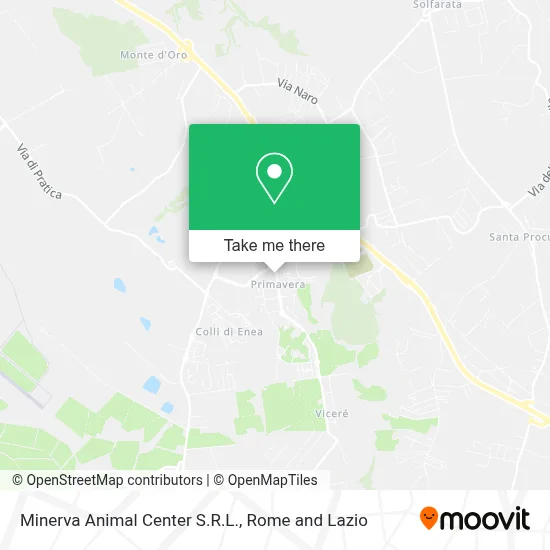 Minerva Animal Center S.R.L. map