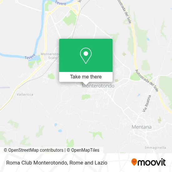 Roma Club Monterotondo map