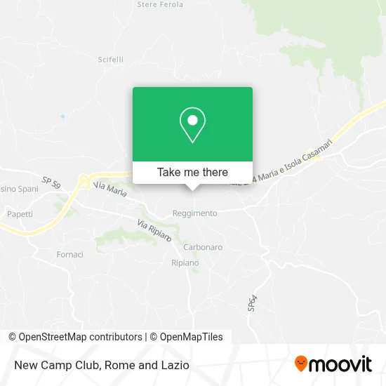 New Camp Club map