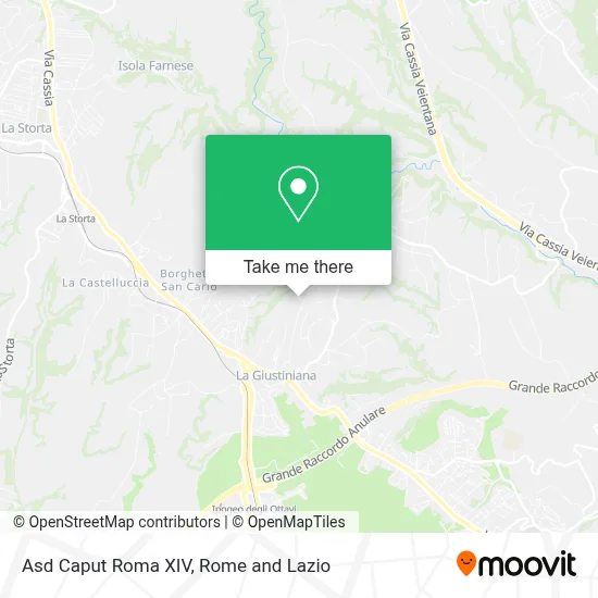Asd Caput Roma XIV map