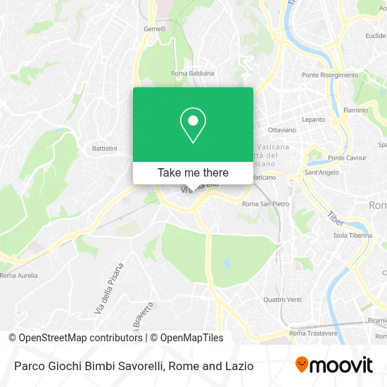 Parco Giochi Bimbi Savorelli map