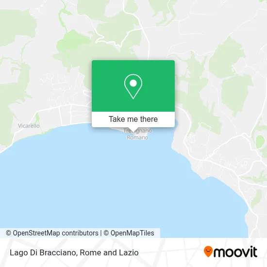 Lago Di Bracciano map