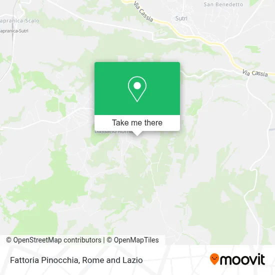 Fattoria Pinocchia map