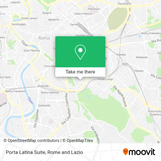 Porta Latina Suite map