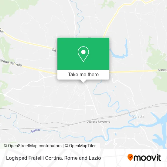 Logisped Fratelli Cortina map